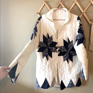 Vintage quilt coat- one size fits all